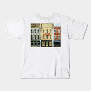 Downtown Savannah Georgia Kids T-Shirt